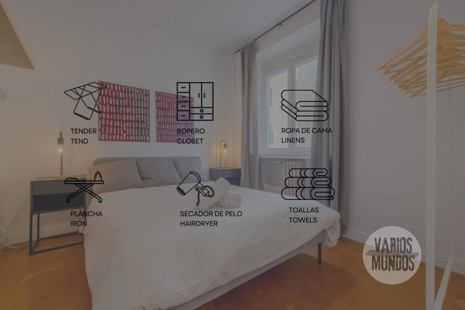 Classic Apt 7Pax En La Latina-Centro De Madrid Bagian luar foto